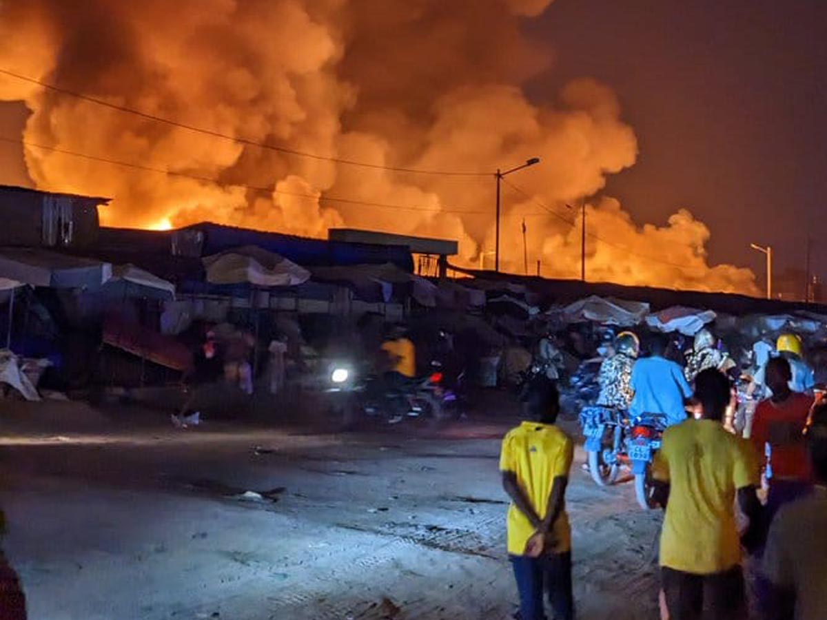 Incendie du marché d’Agoe-Assiyéyé : Les résultats préliminaires d’enquête