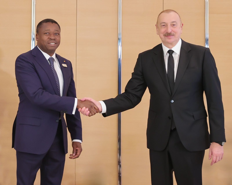 COP29 : Faure Gnassingbé a échangé avec son homologue azerbaïdjanais Ilham Aliyev